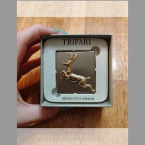 Vintage Trifari hand mirror